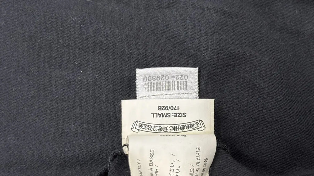 Chrome Hearts Scroll Logo Scripts LS Tee