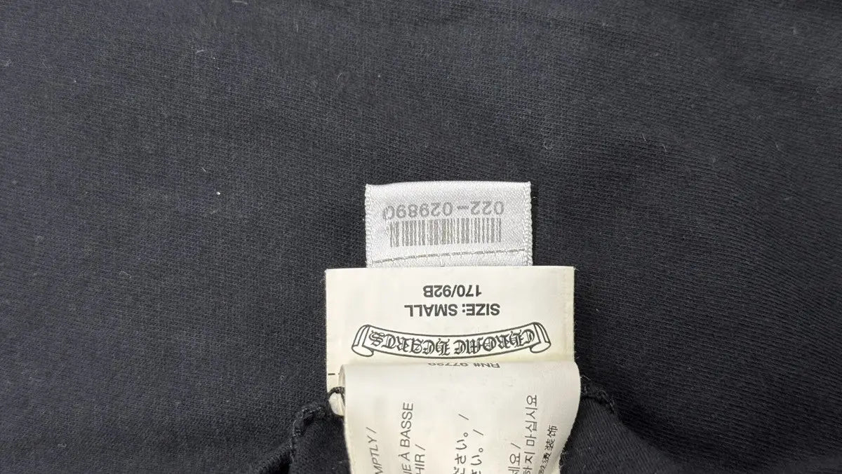 Chrome Hearts Scroll Logo Scripts LS Tee