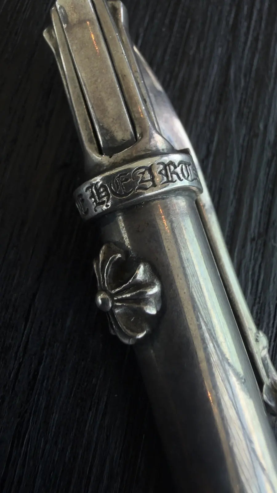 Chrome Hearts Sterling Silver 4-Color Ballpoint Pen Chrome Hearts