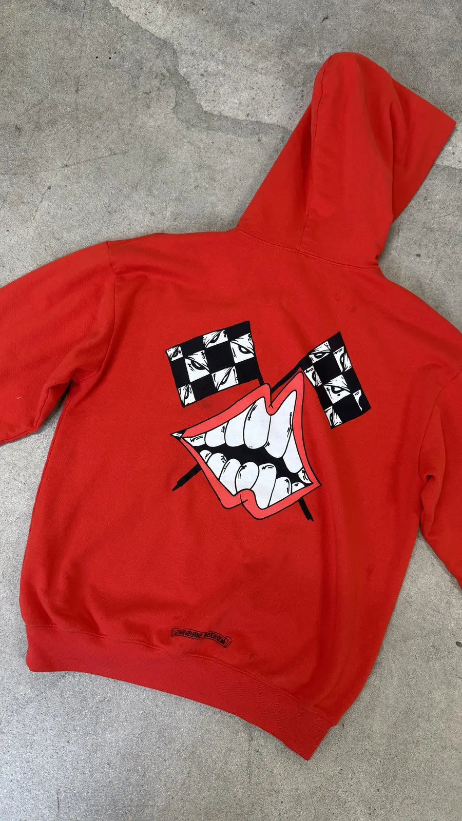 Chrome Hearts Matty Boy Flame Racing Hoodie Chrome Hearts