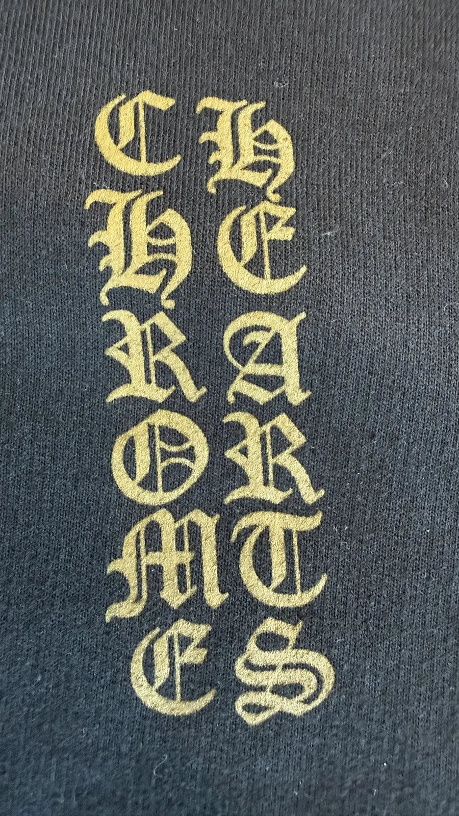 Chrome Hearts Vertical Logo Zip-Up Hoodie Chrome Hearts