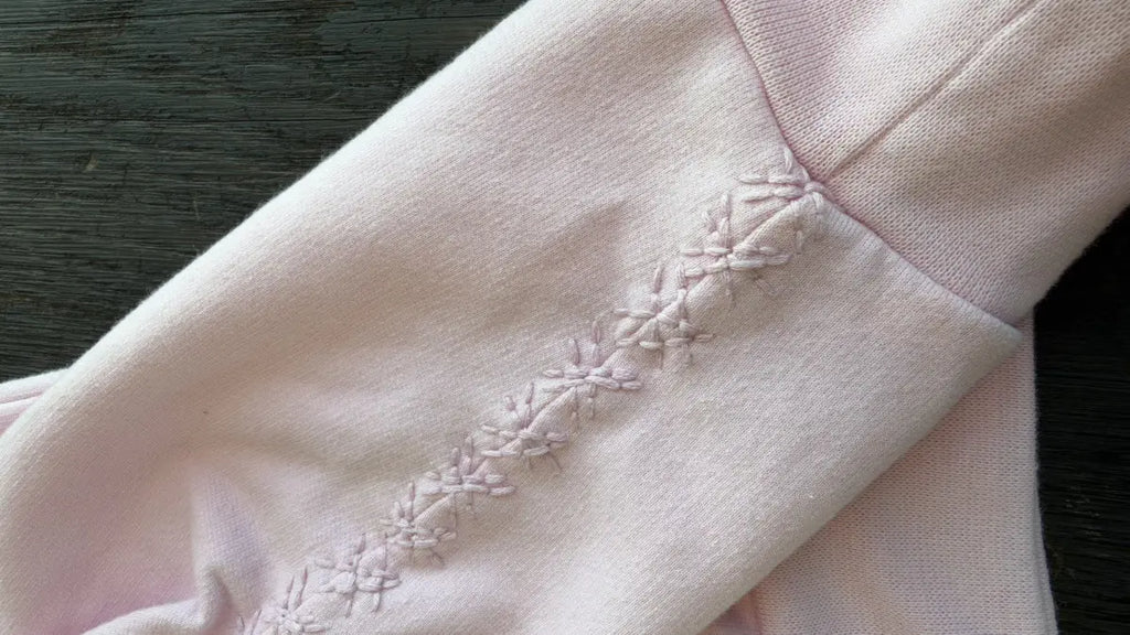 Chrome Hearts Pink Vine Dagger Beaded Zip-Up Hoodie Size M Chrome Hearts