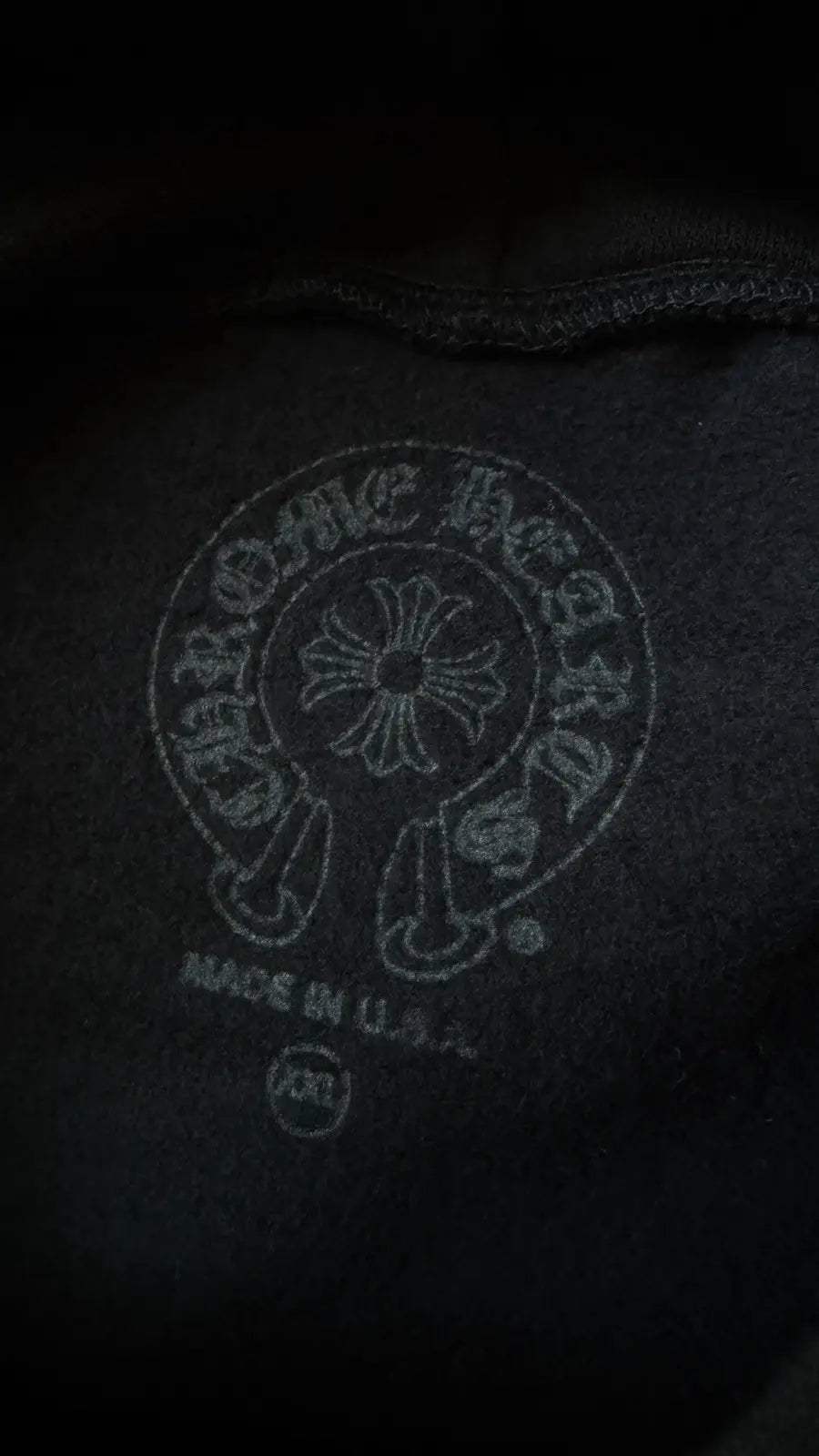 Chrome Hearts Horseshoe Floral Matty Boy Hoodie Black