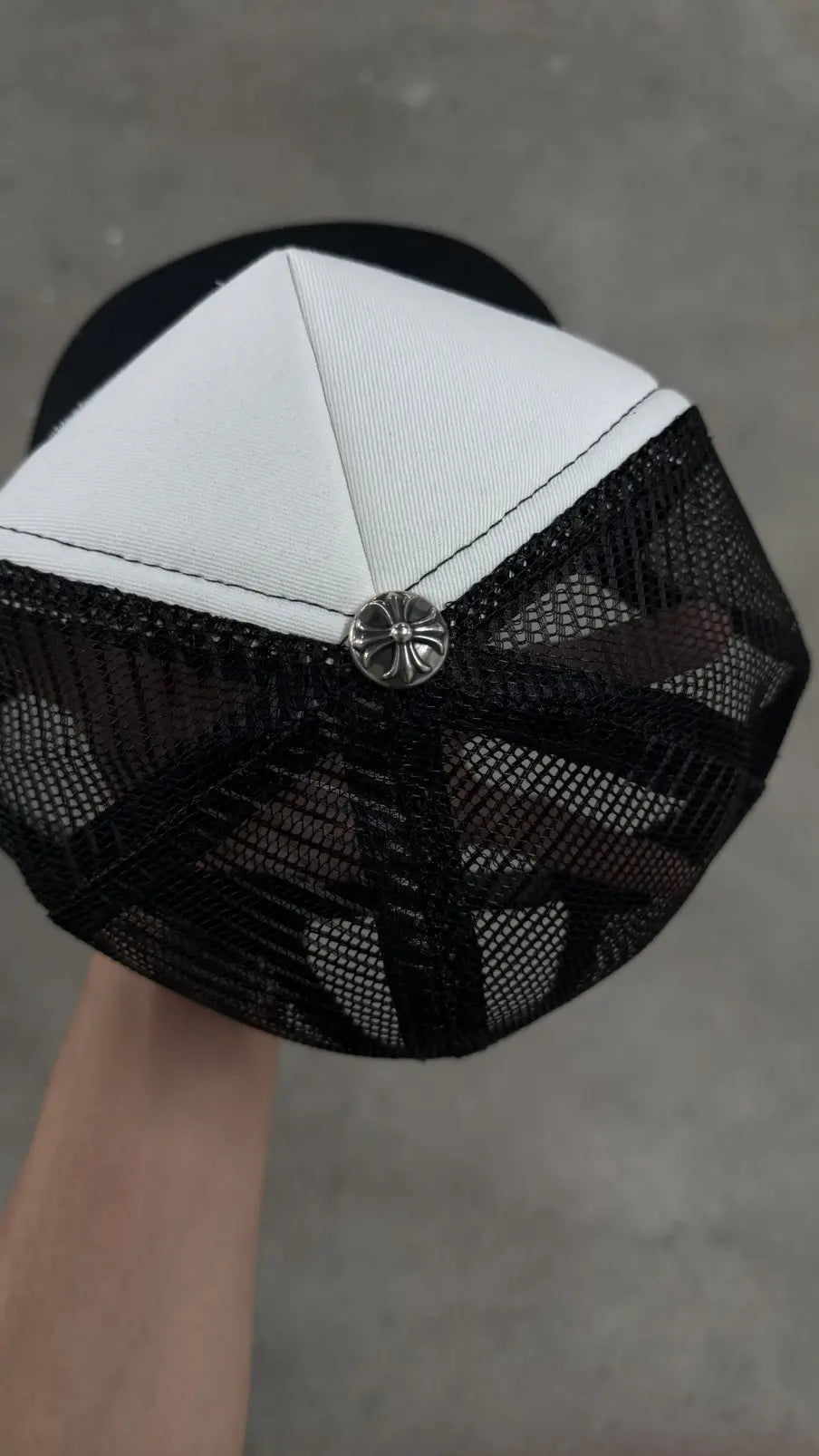 Chrome Hearts Hollywood Trucker Hat White