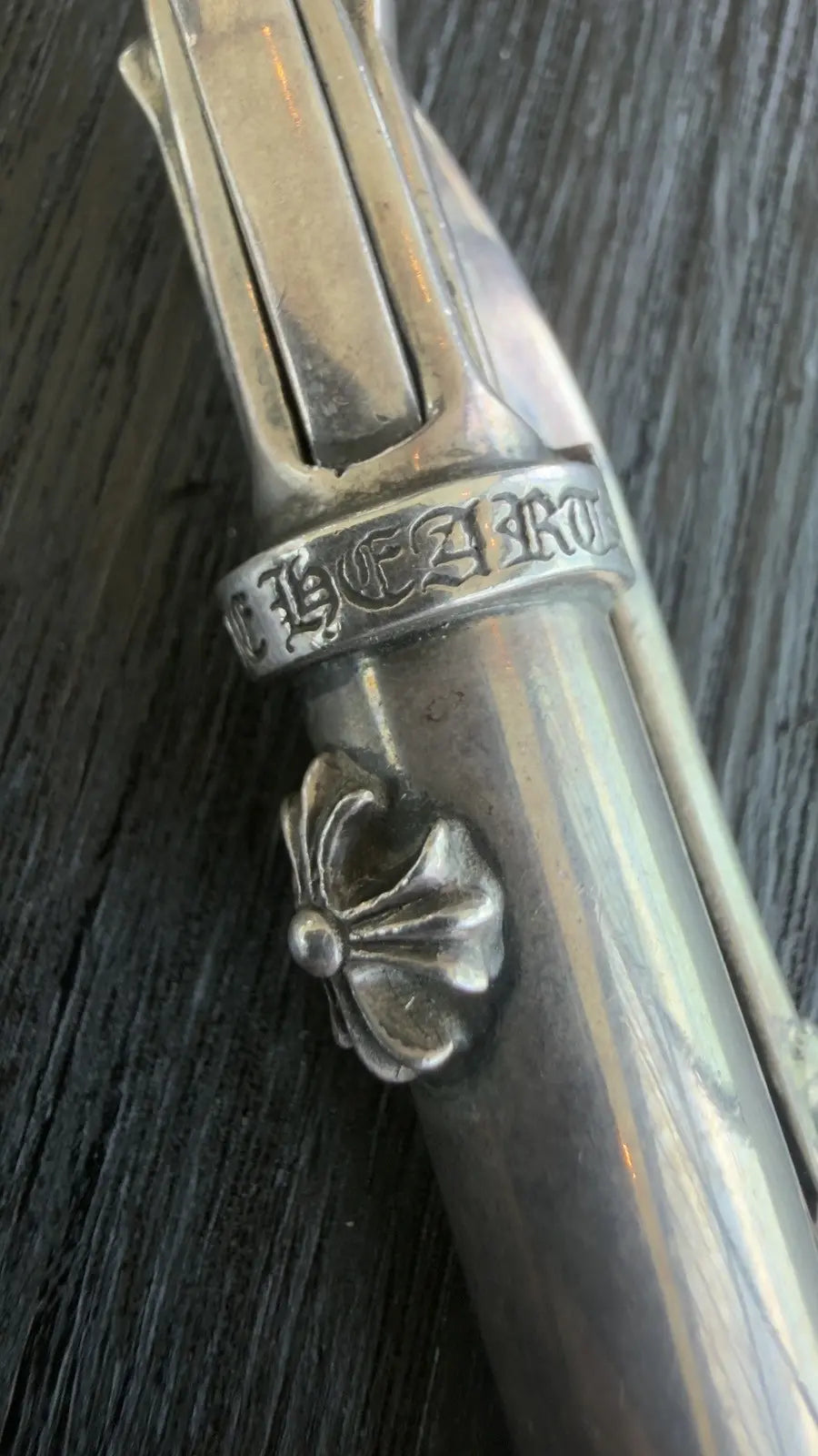 Chrome Hearts Sterling Silver 4-Color Ballpoint Pen Chrome Hearts