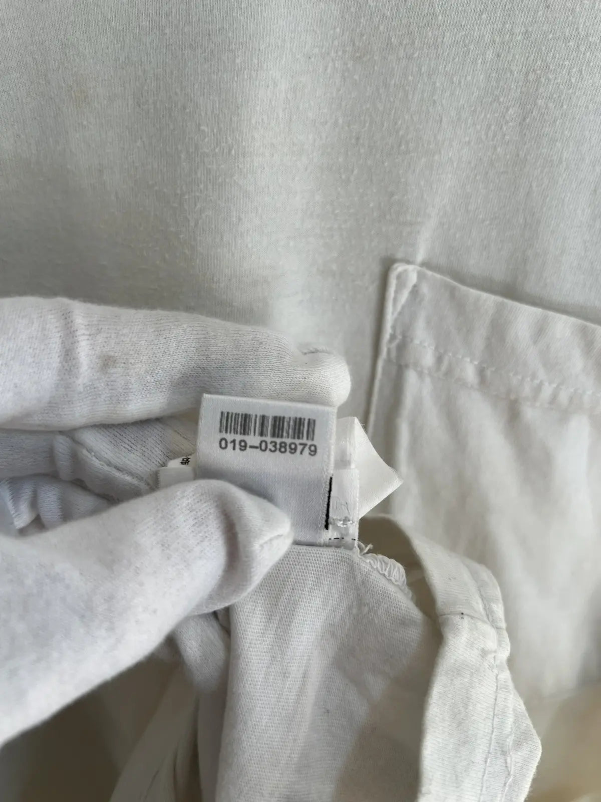 Chrome Hearts Baby Blue Neck Logo Pocket Tee