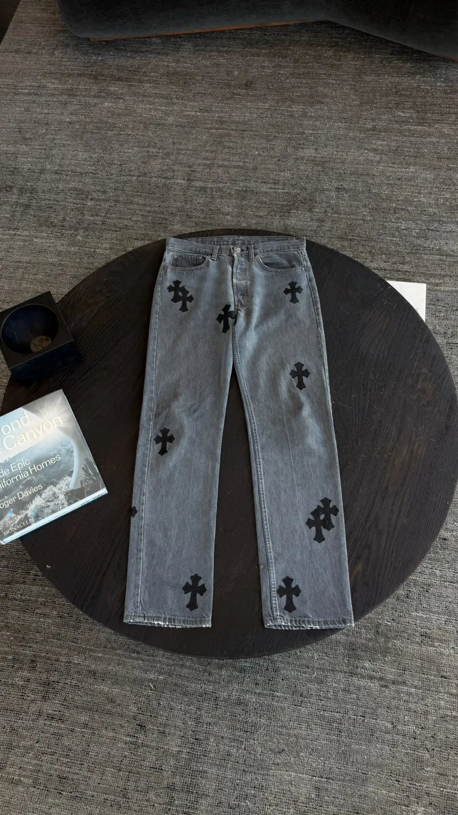 Chrome Hearts Cross Patch Denim Jeans Size 31 Chrome Hearts