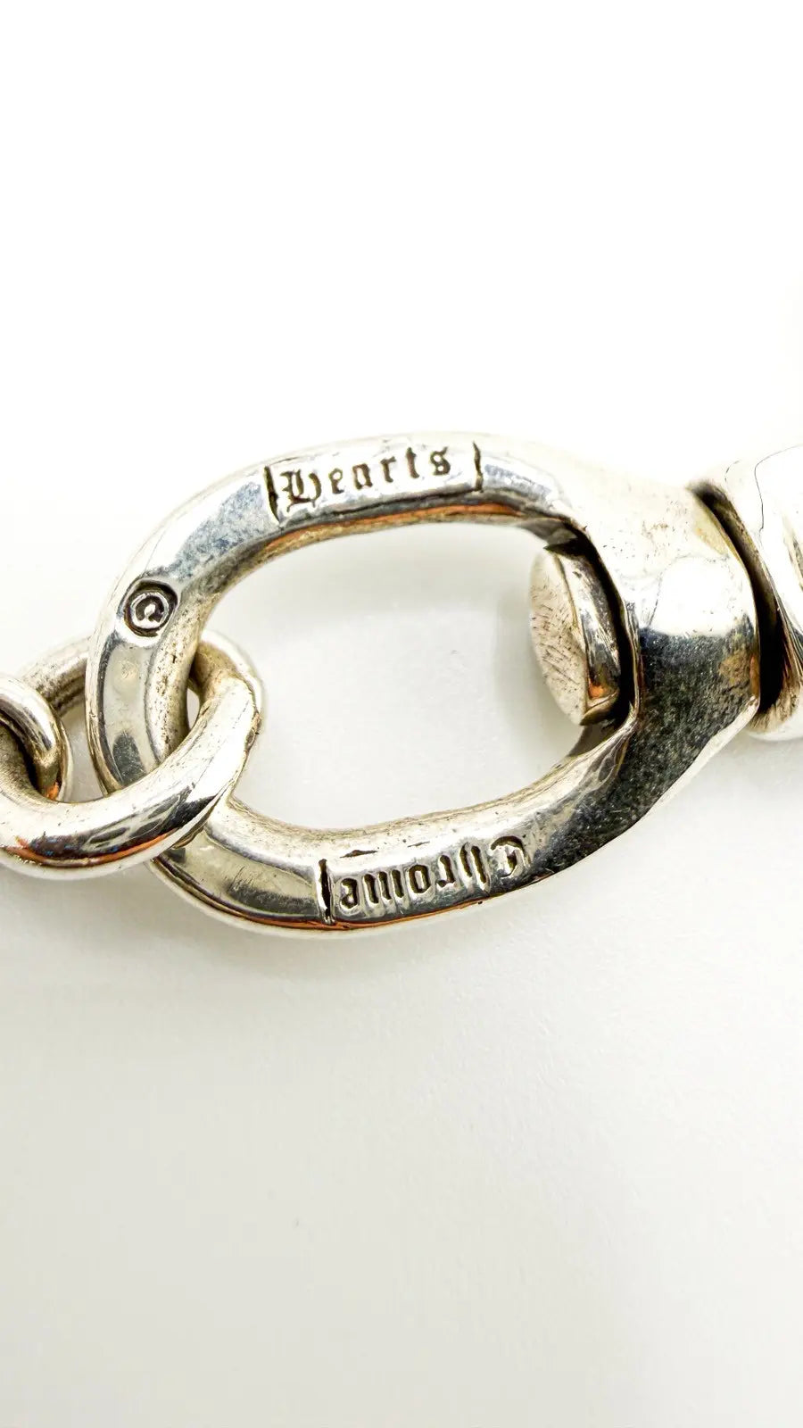 Chrome Hearts Sterling Silver Cross Ball Wallet Chain Chrome Hearts
