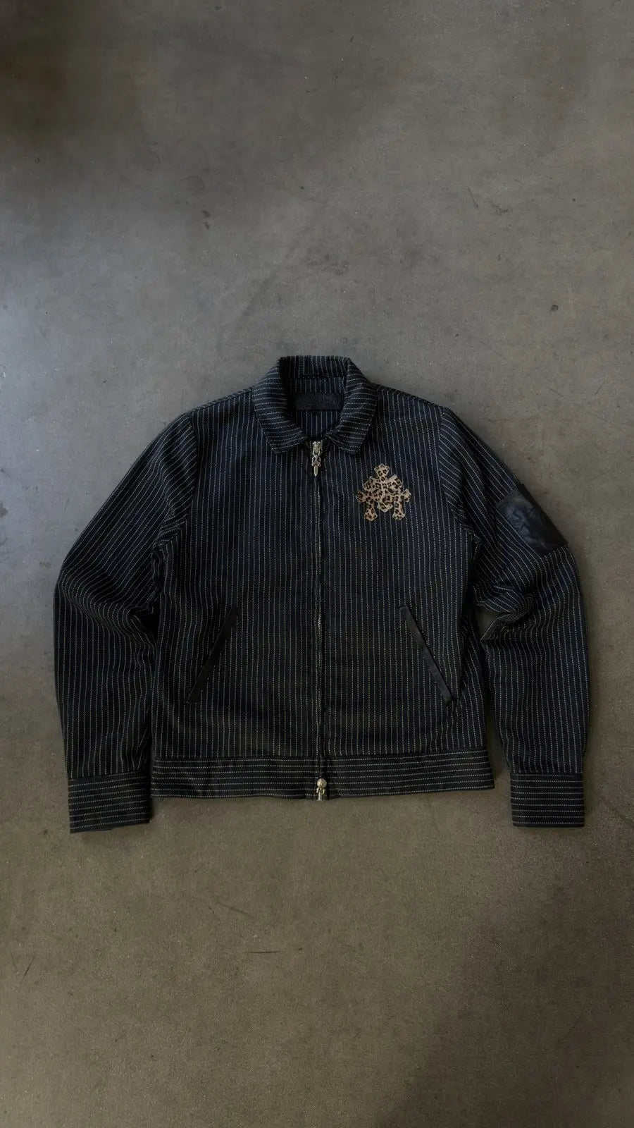 Chrome Hearts Cheetah Triple Cross Work Jacket