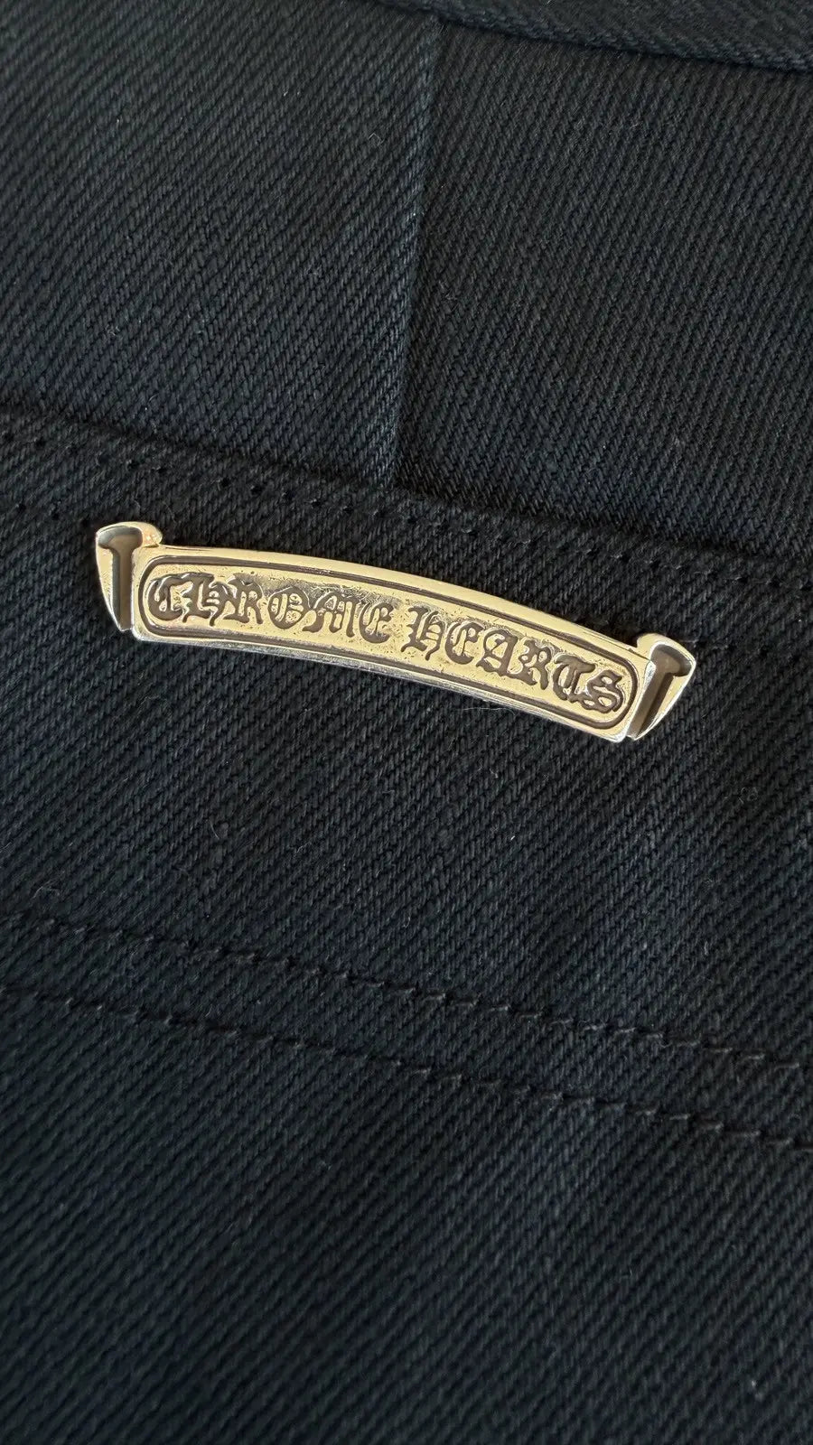 Chrome Hearts "KS" Cropped Jeans Size 34 Chrome Hearts
