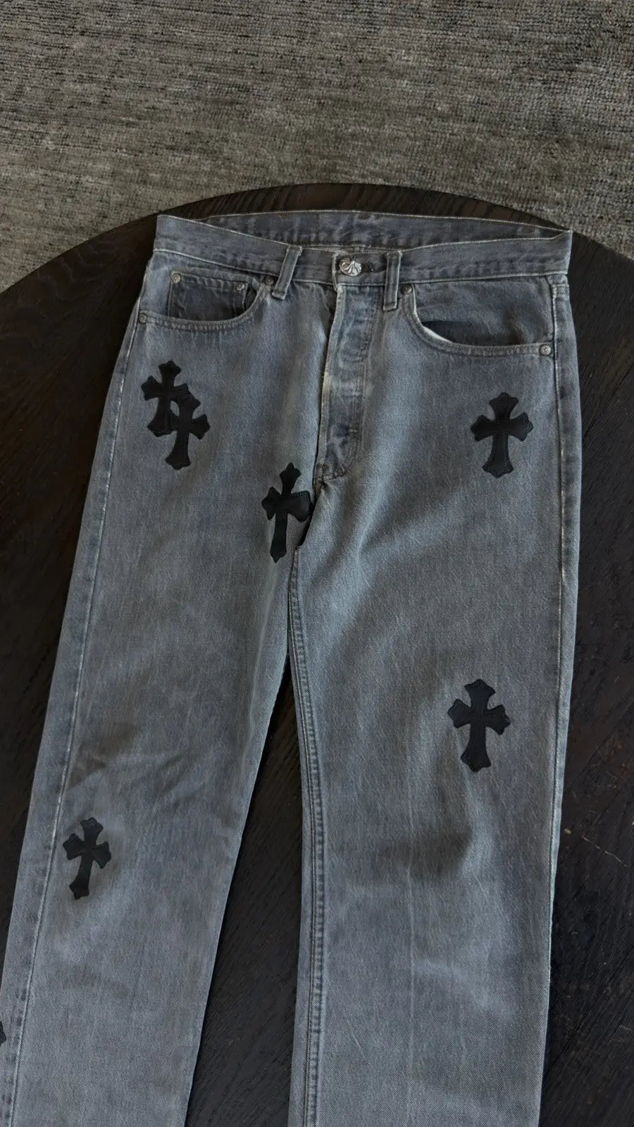Chrome Hearts Cross Patch Denim Jeans Size 31 Chrome Hearts