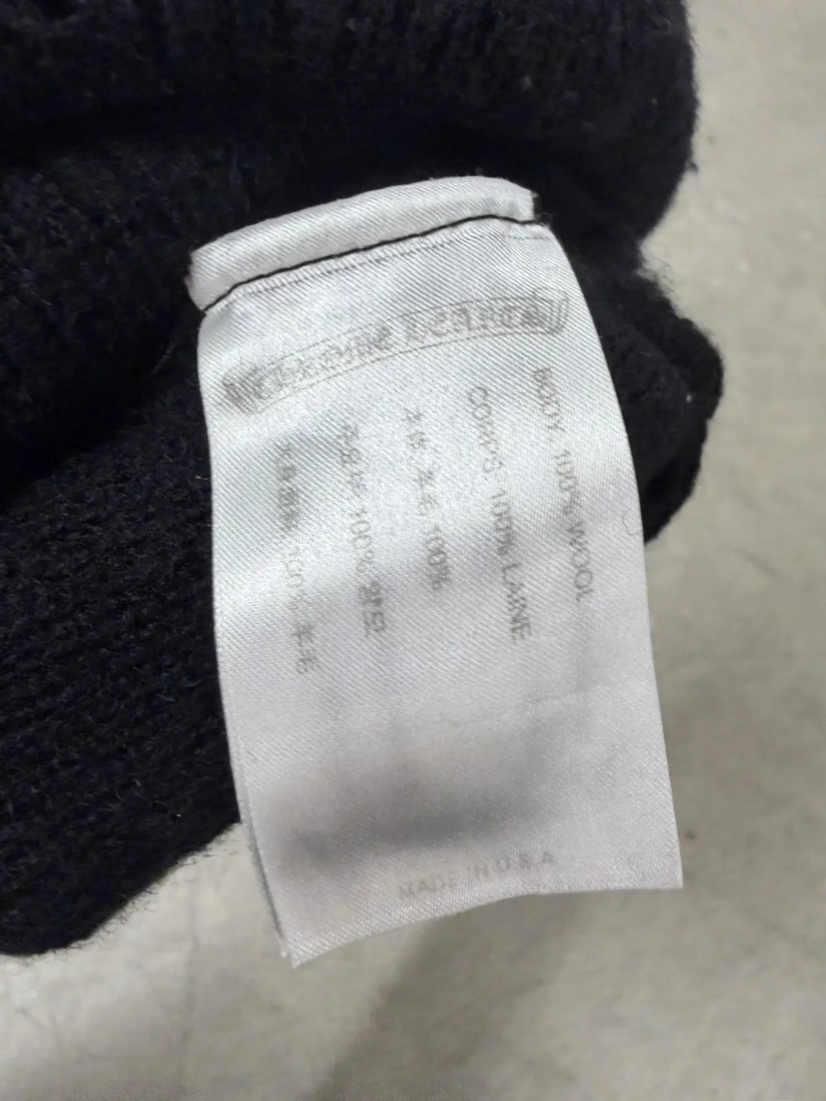 Chrome Hearts Plus Cross Beanie Black