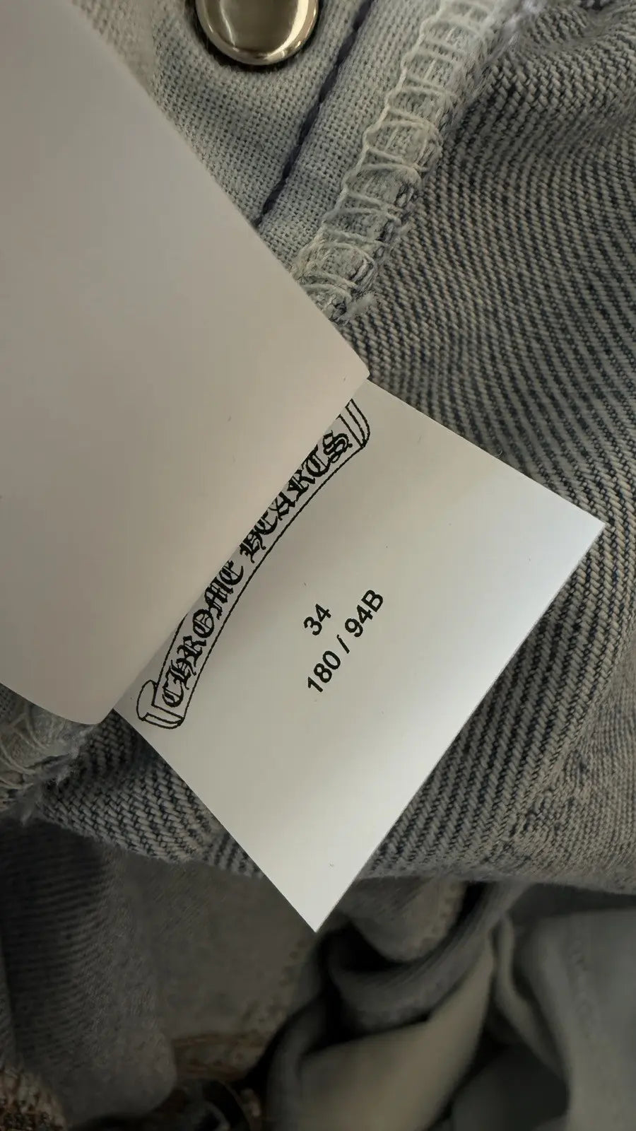 Chrome Hearts Levis 517 Black Cross Patch Jeans