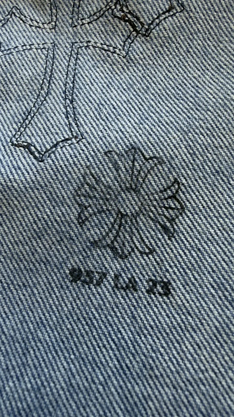 Chrome Hearts x Levi's Cross Patch Jeans Size 33 Chrome Hearts