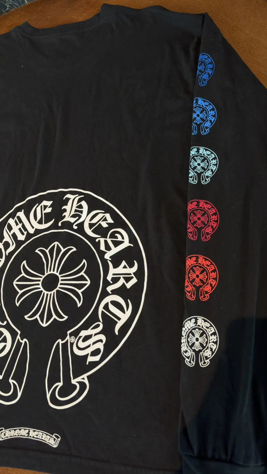 Chrome Hearts Multi-Color Cross Horseshoe Long-Sleeve Size XL Chrome Hearts