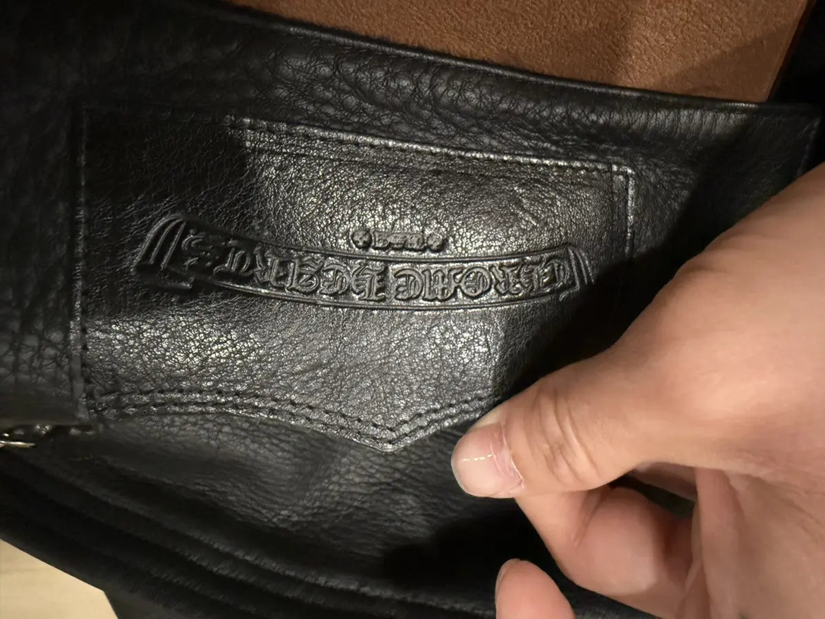 Chrome Hearts Multicolor Patch Leather Gunslinger Backpack