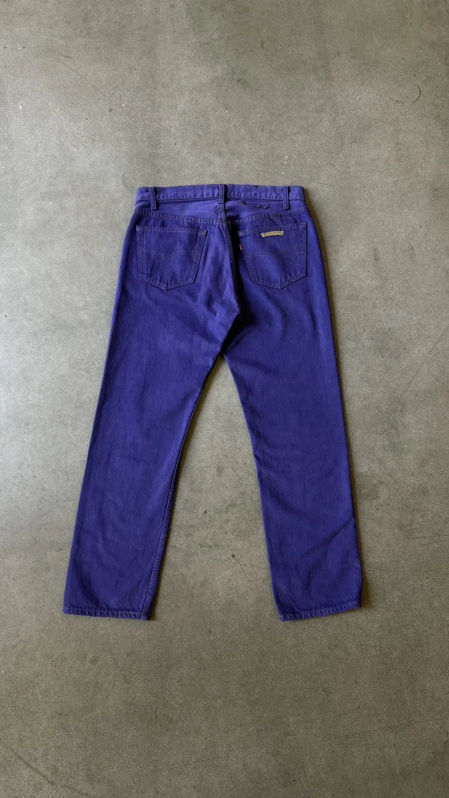 Chrome Hearts St. Barts Levis 501 Purple Jeans