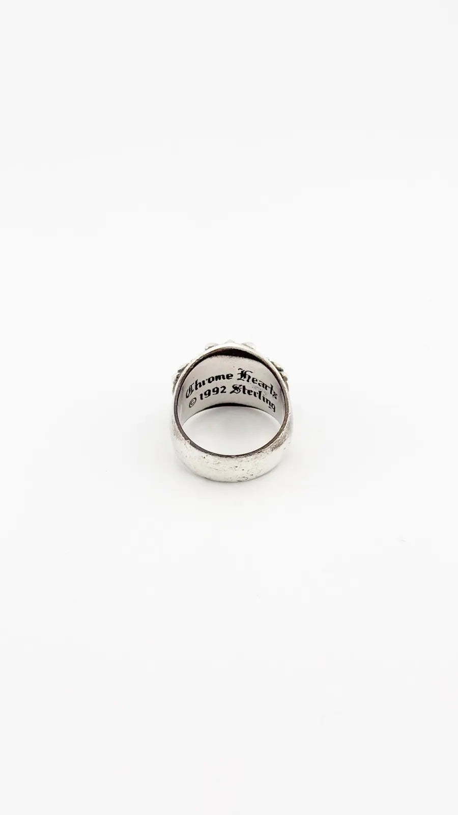 Chrome Hearts Sterling Silver Keeper Ring