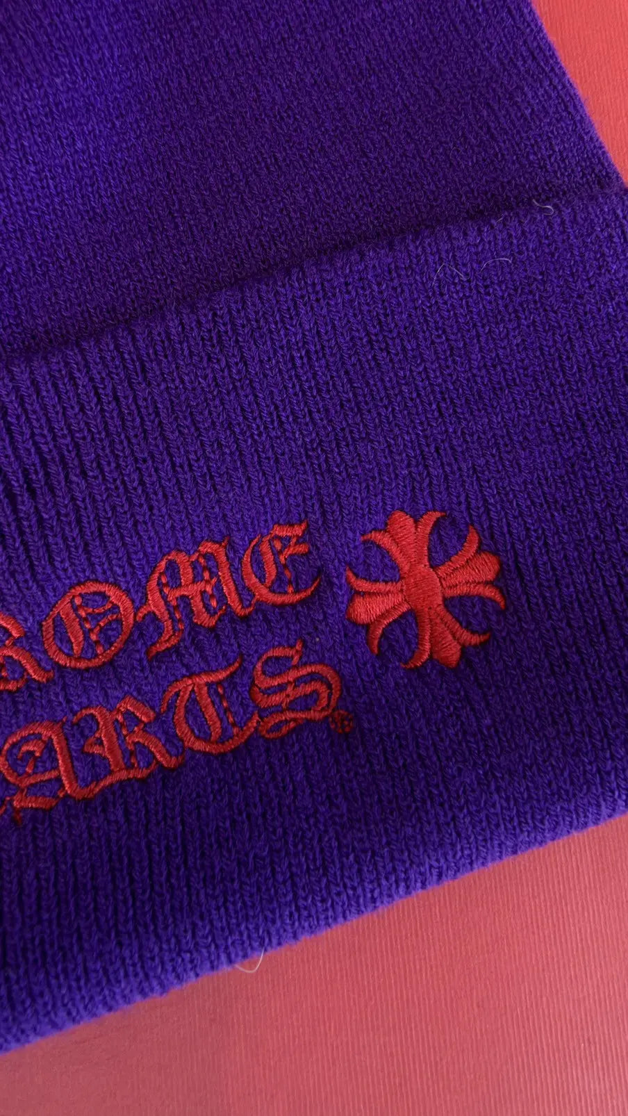 Chrome Hearts Logo Embroidered Beanie in Black Chrome Hearts