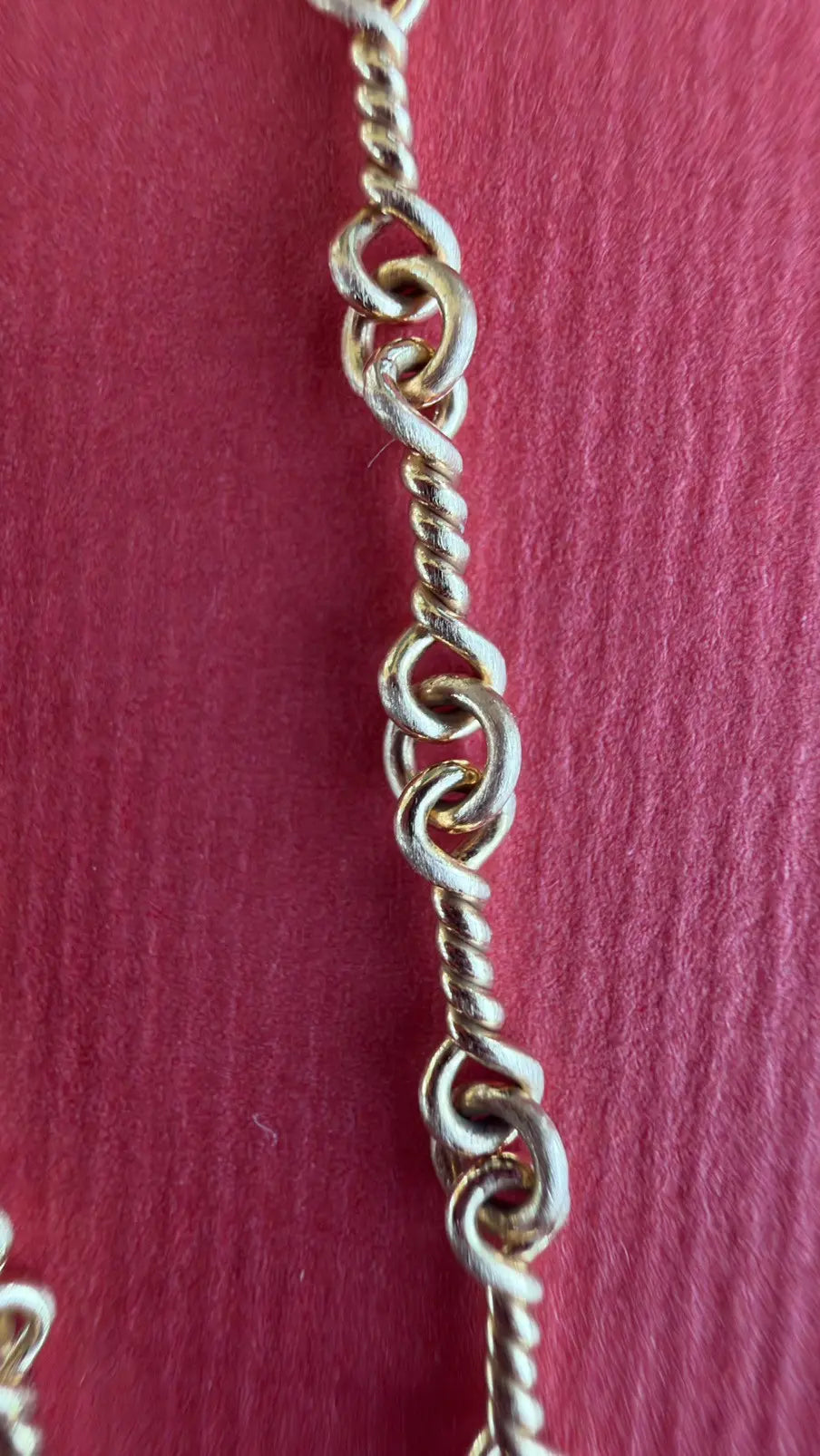 Chrome Hearts 22K Gold Twist Chain Necklace - 20 Inches Chrome Hearts