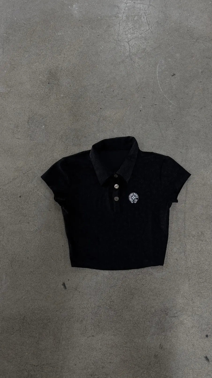 Chrome Hearts Monogram Horseshoe Polo Tennis Top