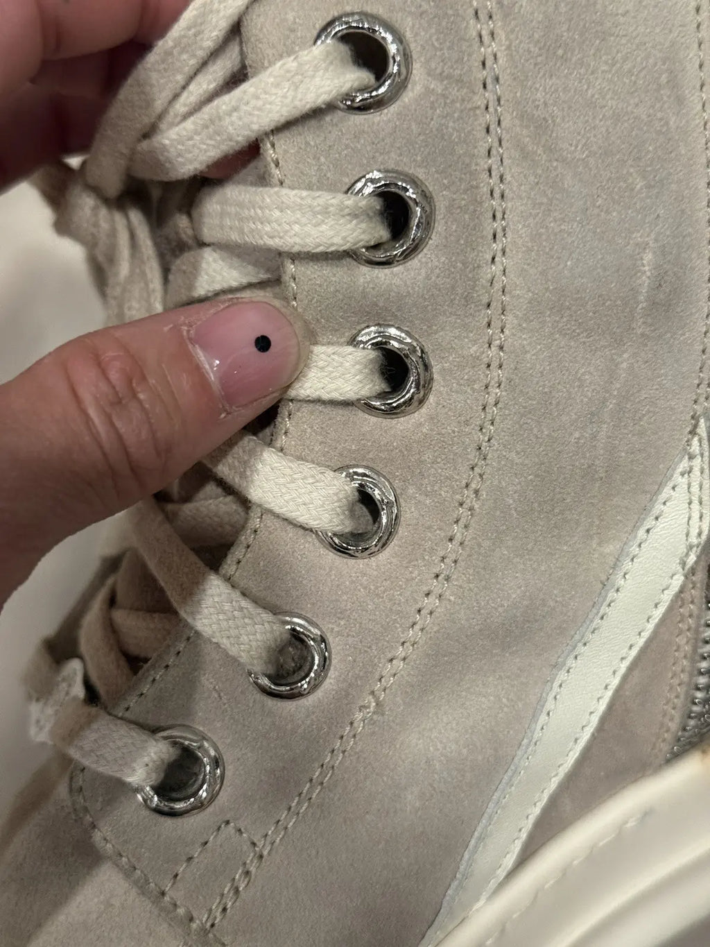 Chrome Hearts Rick Owens Geobasket Cream