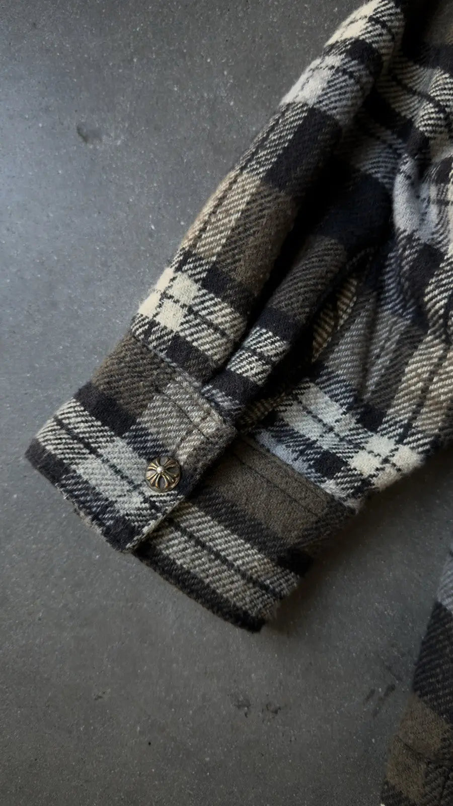 Chrome Hearts Work Dog Inner Fur Flannel Jacket