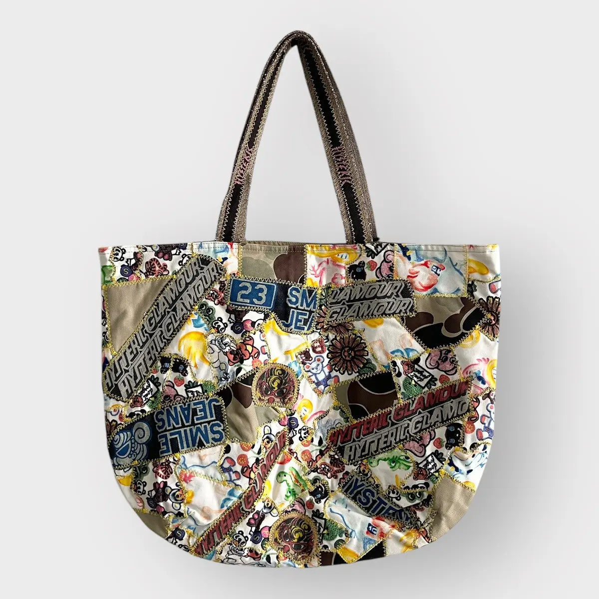 2010s Hysteric Glamour Wonderland Patchwork Tote Bag