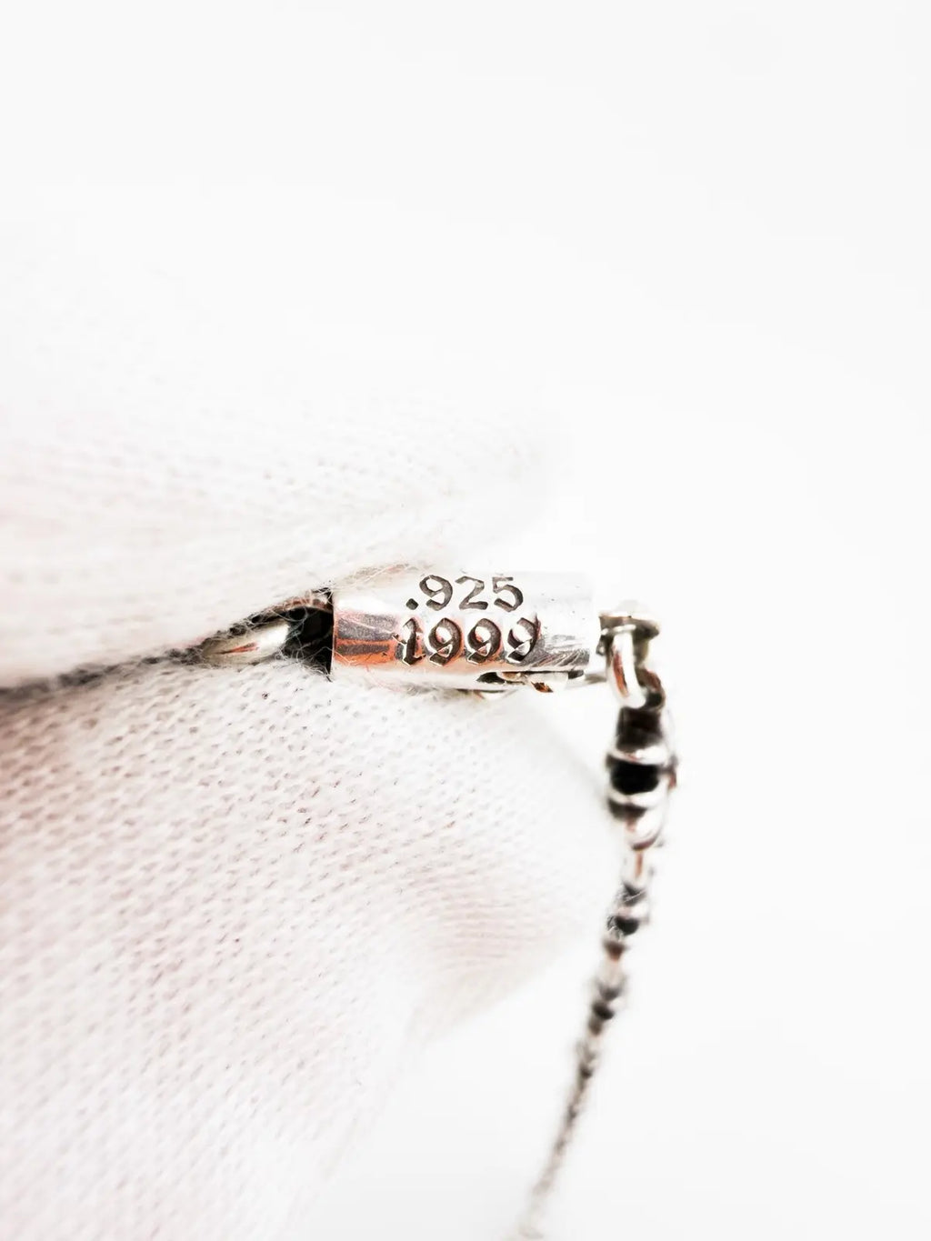 Chrome Hearts Tiny E Choke Chain & Fleur Necklace