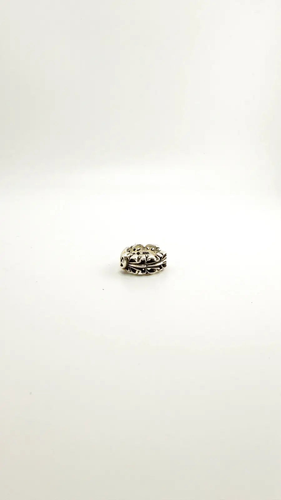 Chrome Hearts Double Floral Cross Ring Chrome Hearts