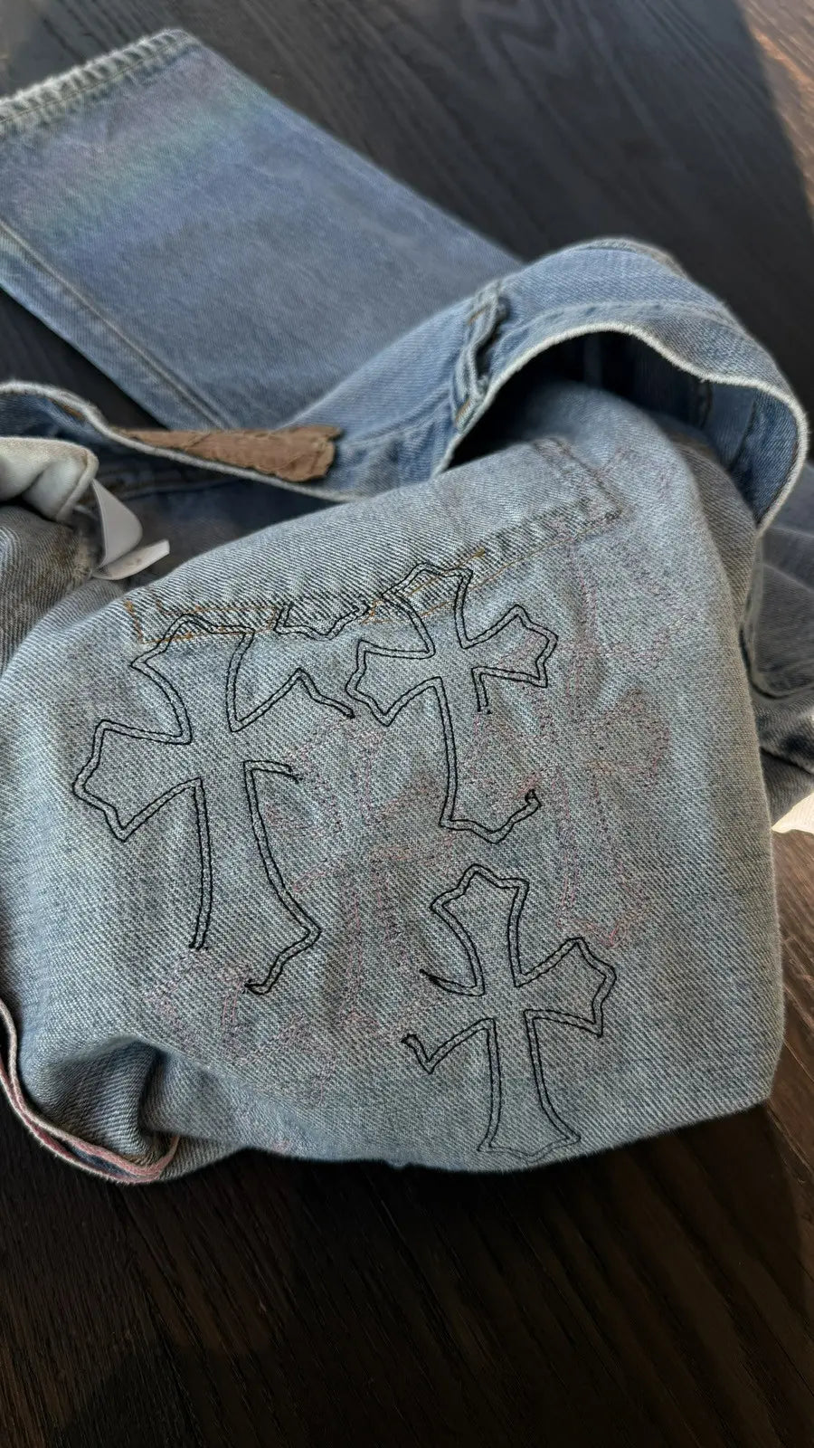 Chrome Hearts x Levi's Cross Patch Jeans Size 29 Chrome Hearts