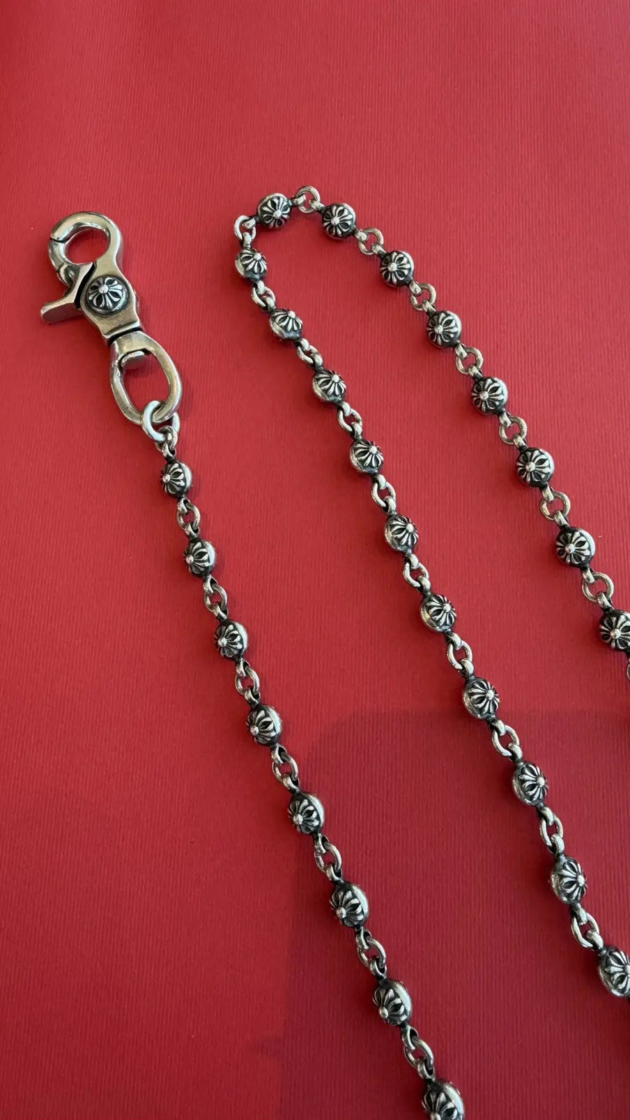 Chrome Hearts Cross Ball Chain 34 Inches Chrome Hearts