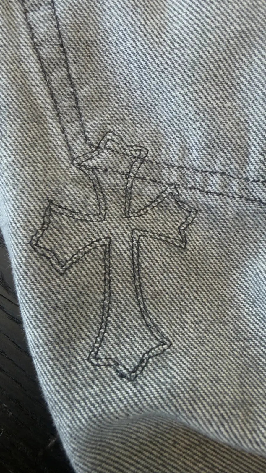 Chrome Hearts Cross Patch Denim Jeans Size 31 Chrome Hearts