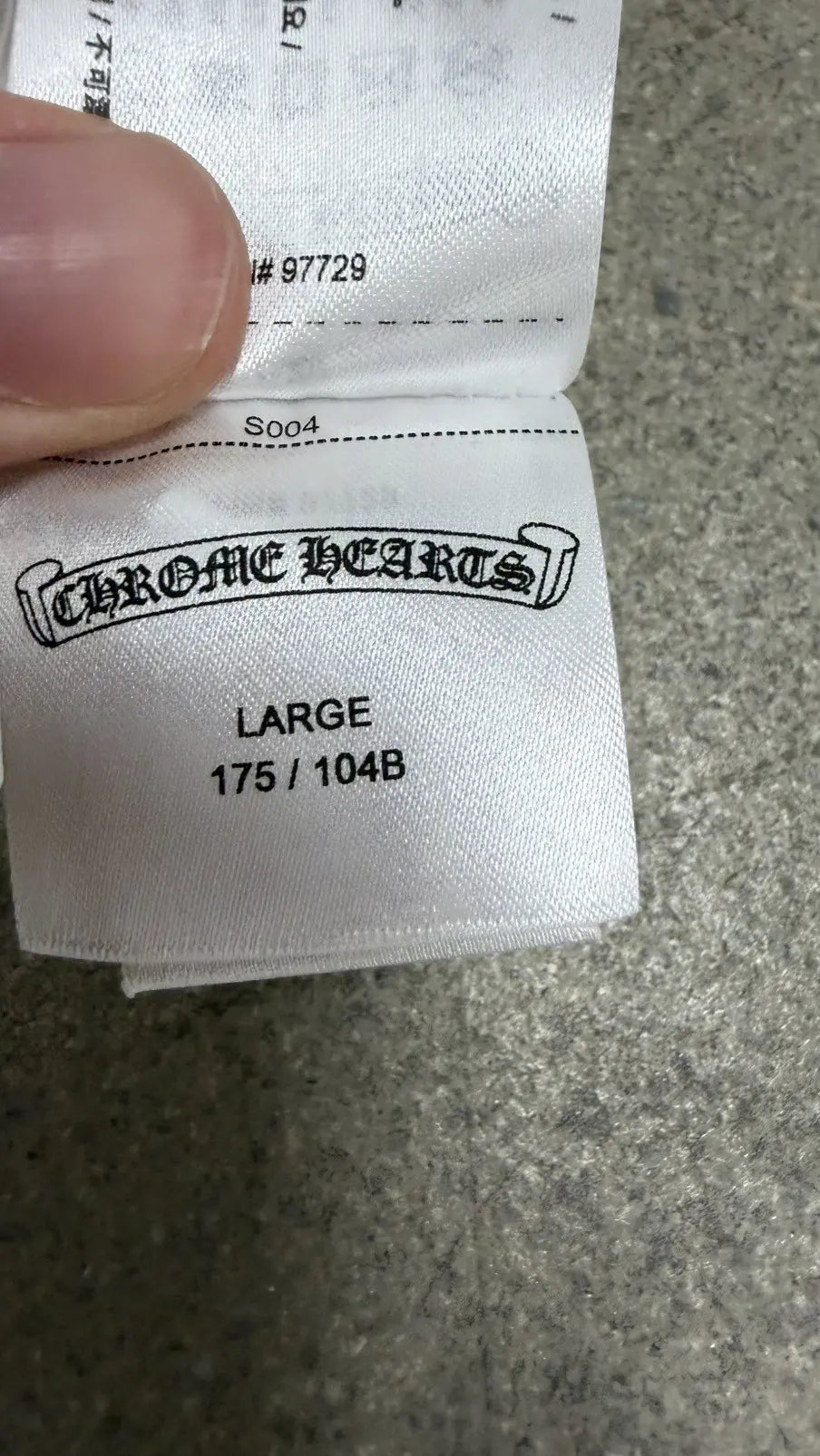 Chrome Hearts White T-Bar Script Rib Tank Top