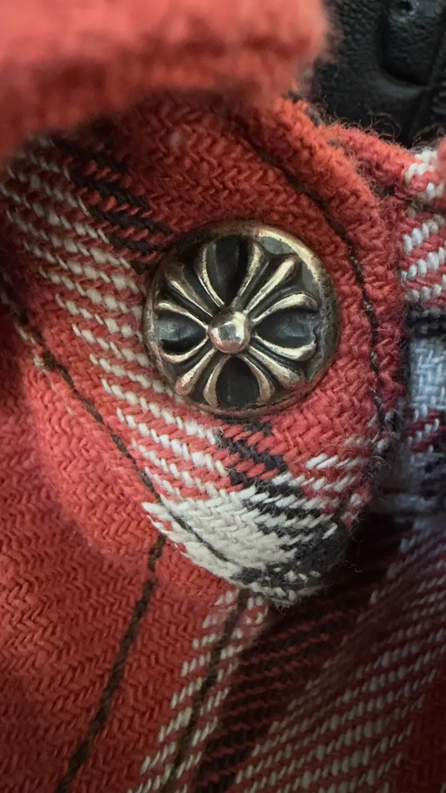 Chrome Hearts Work Dog Scripts Flannel Jacket