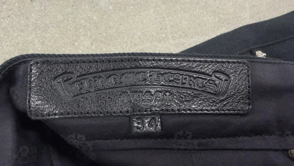 Chrome Hearts Street Sweeper Denim Pants Black