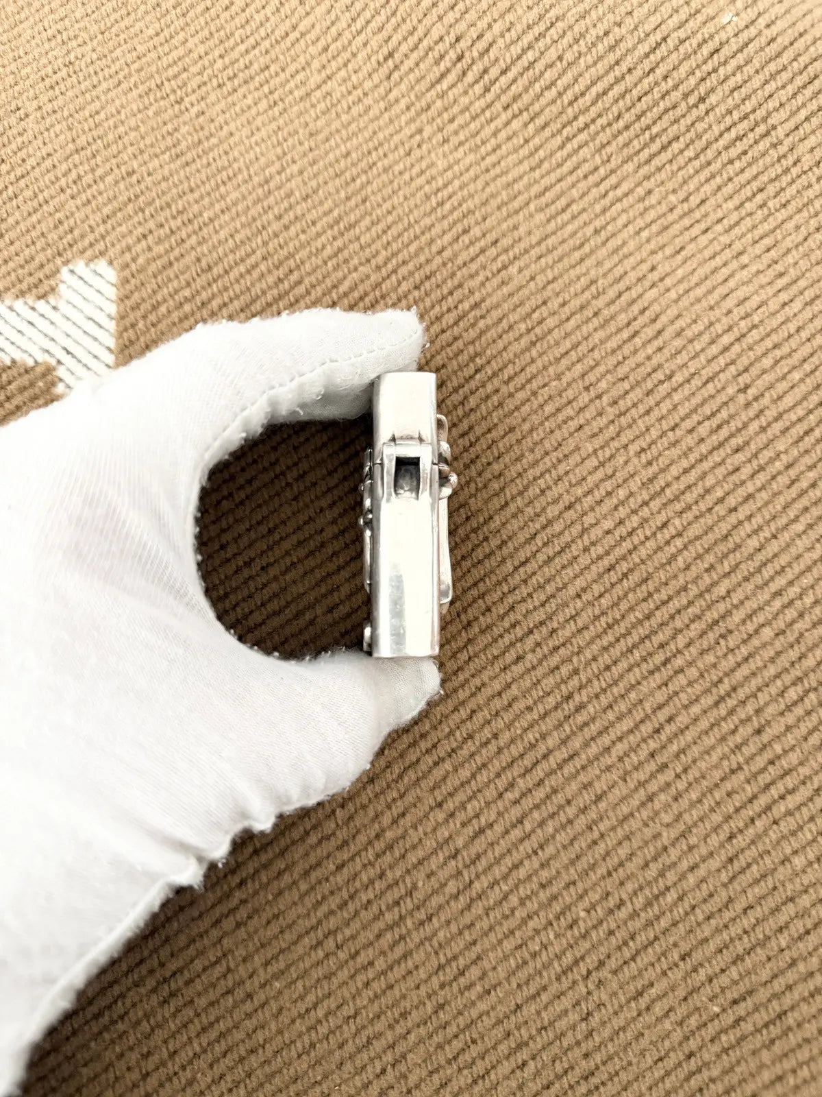 Chrome Hearts Double Bubble Cross Lighter Case