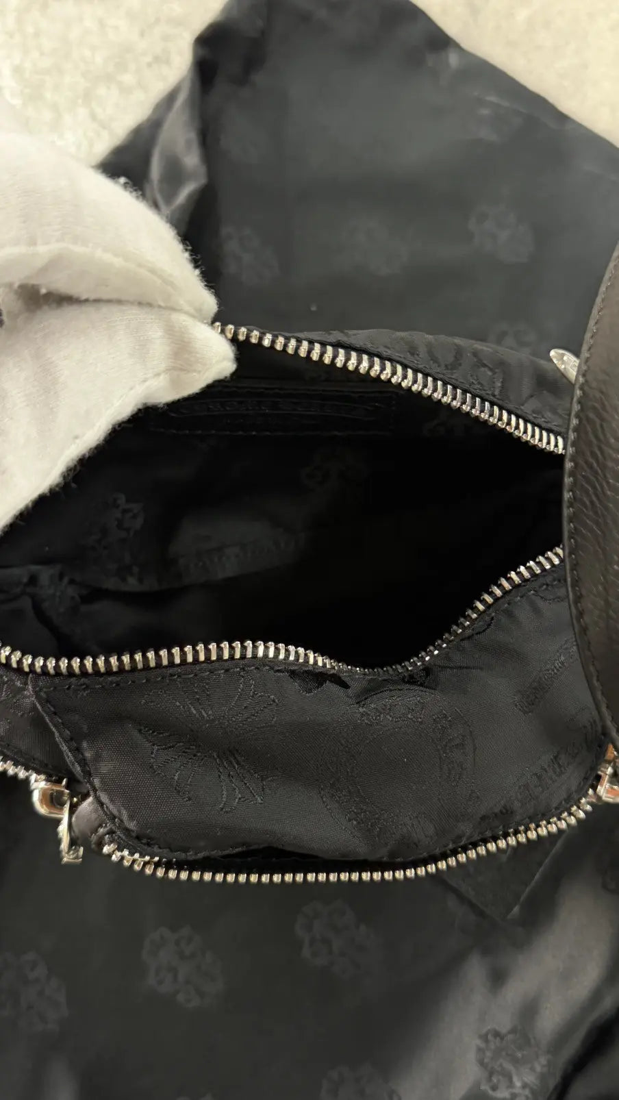 Chrome Hearts Nylon Stencil Snatpack Waist Bag
