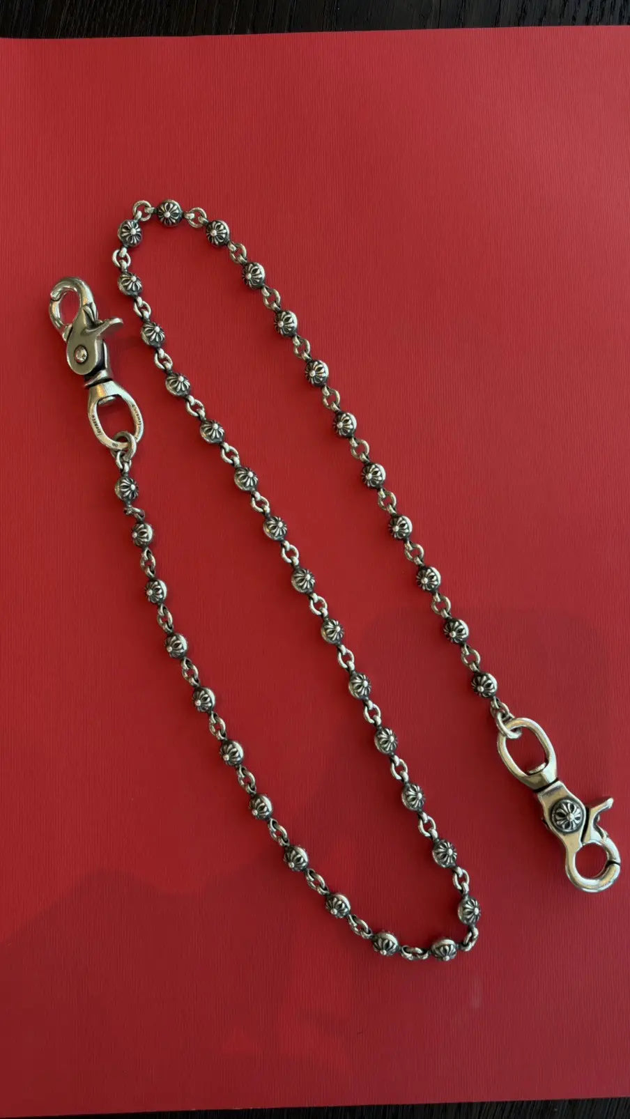 Chrome Hearts Cross Ball Chain 34 Inches Chrome Hearts