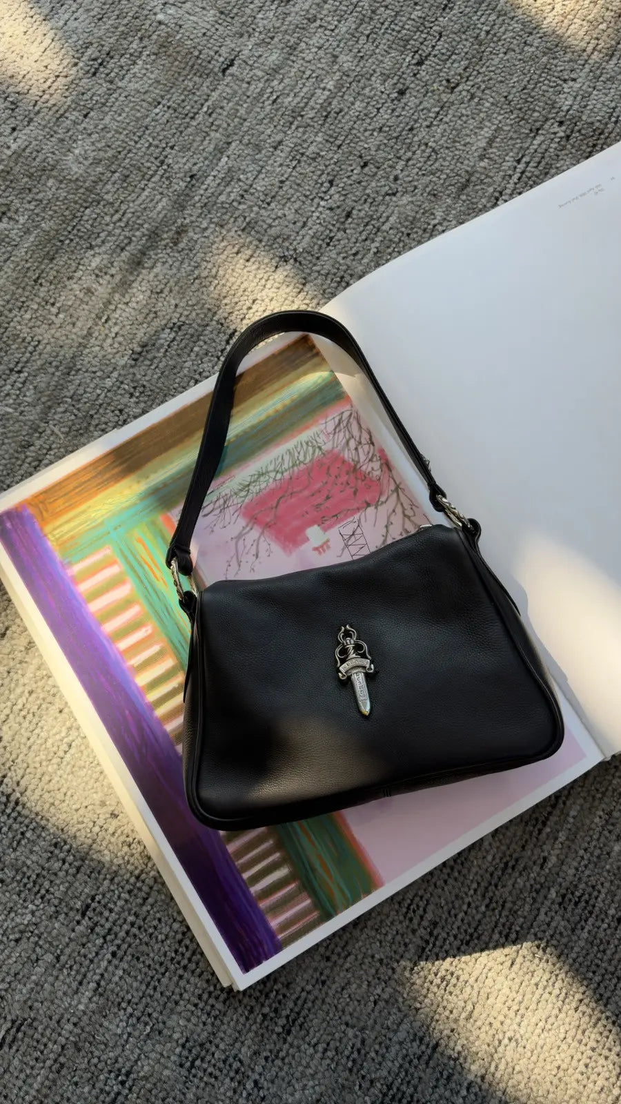 Chrome Hearts Leather Chicken Nugget Dagger Bag Chrome Hearts