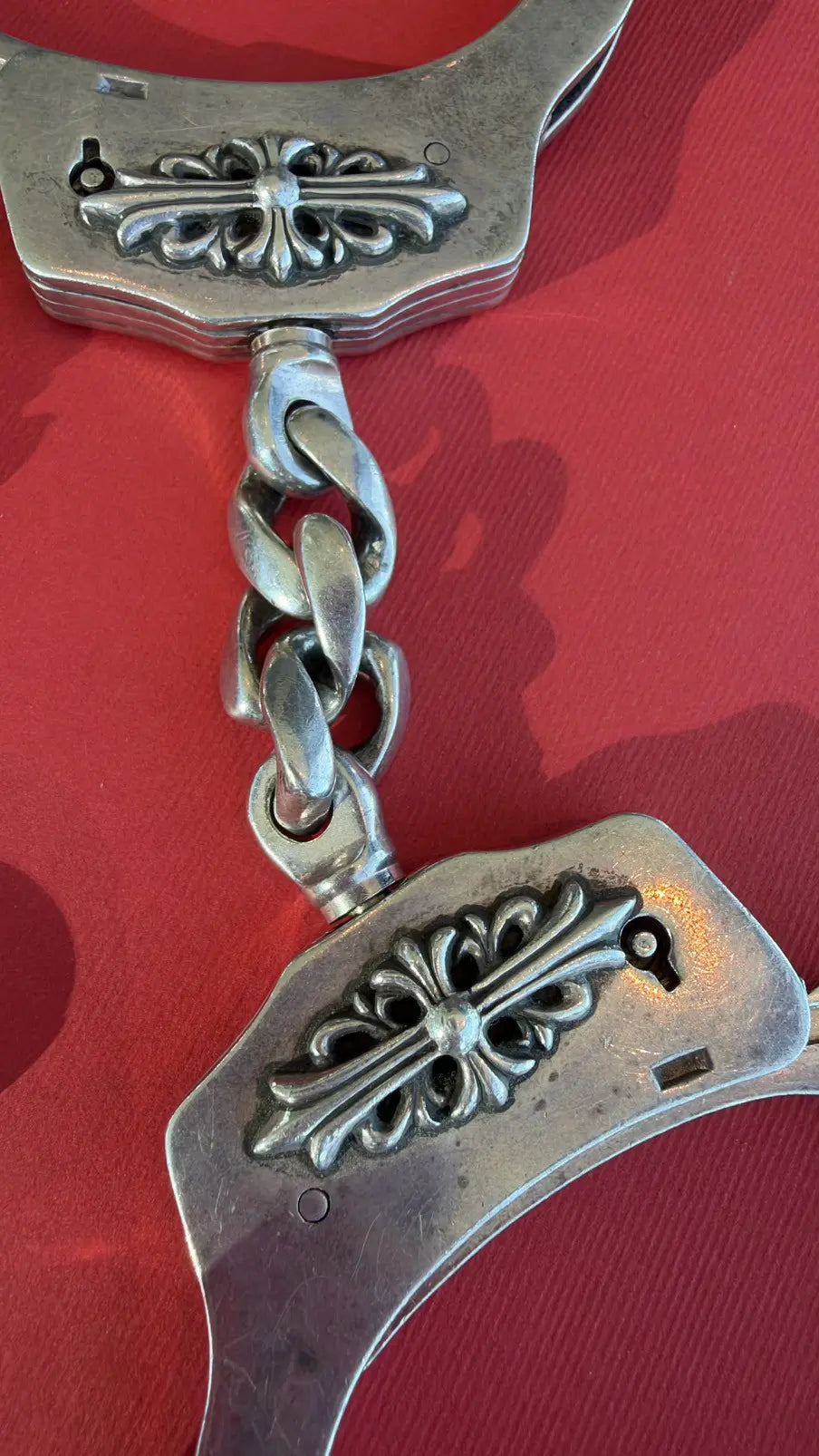 Chrome Hearts Sterling Silver Handcuffs Chrome Hearts