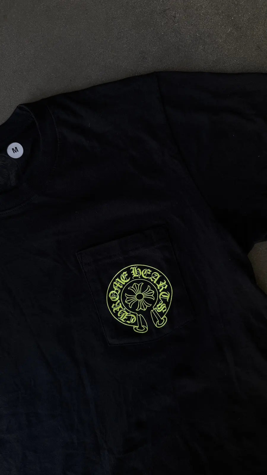 Chrome Hearts Glow In The Dark Pocket Tee 'Black'