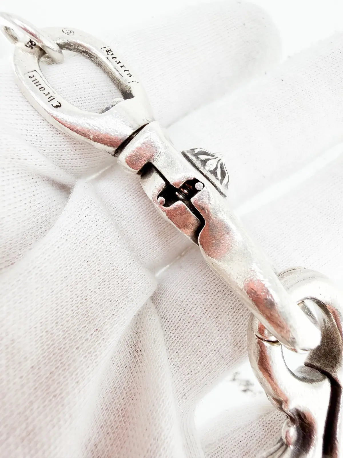 Chrome Hearts Wallet Chain Double Lobster Cross Ball