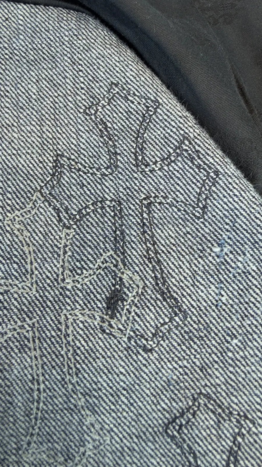Chrome Hearts Cross Patch Denim Jeans Chrome Hearts