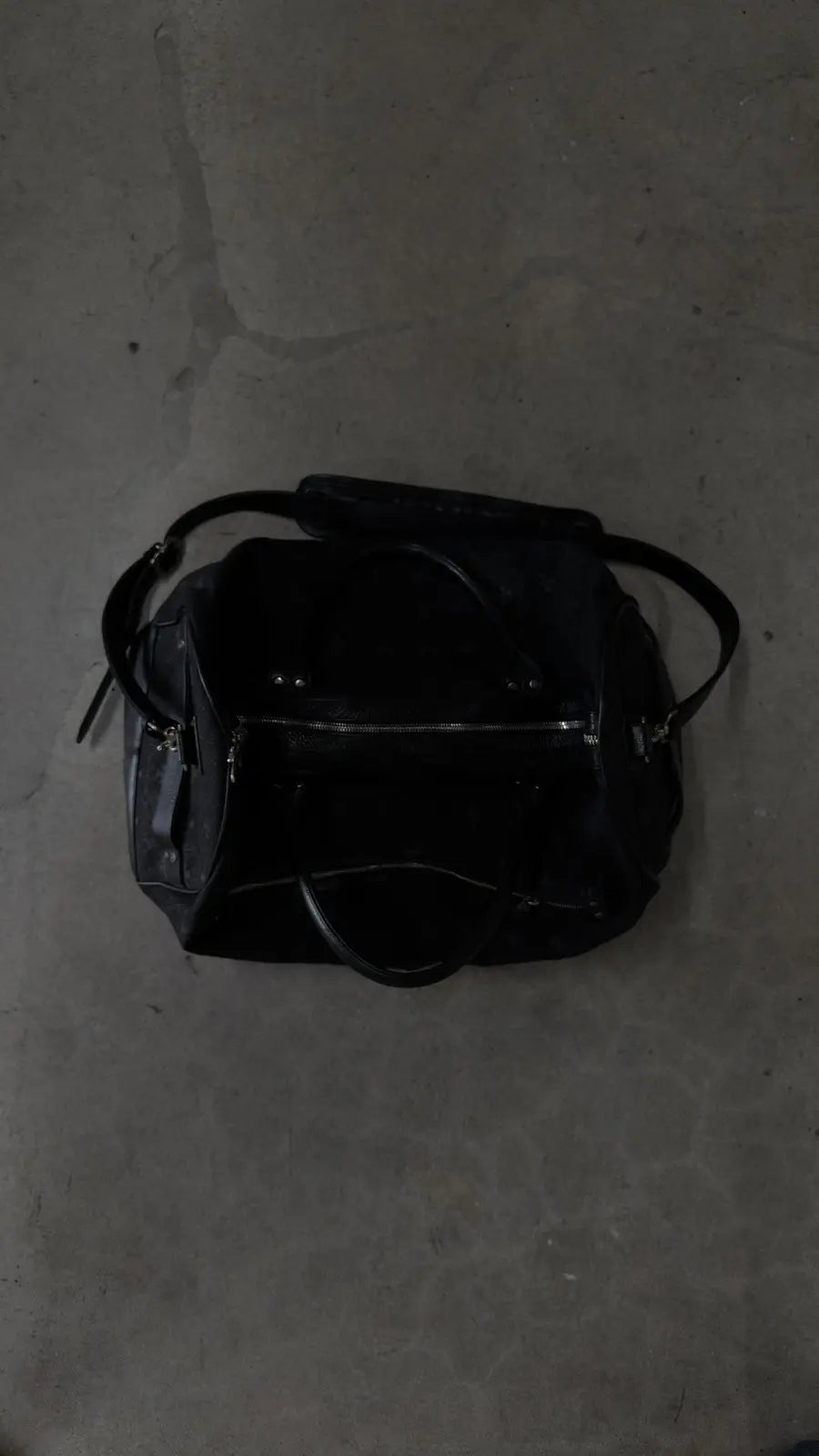 Chrome Hearts Monogram Duffle Bag Black