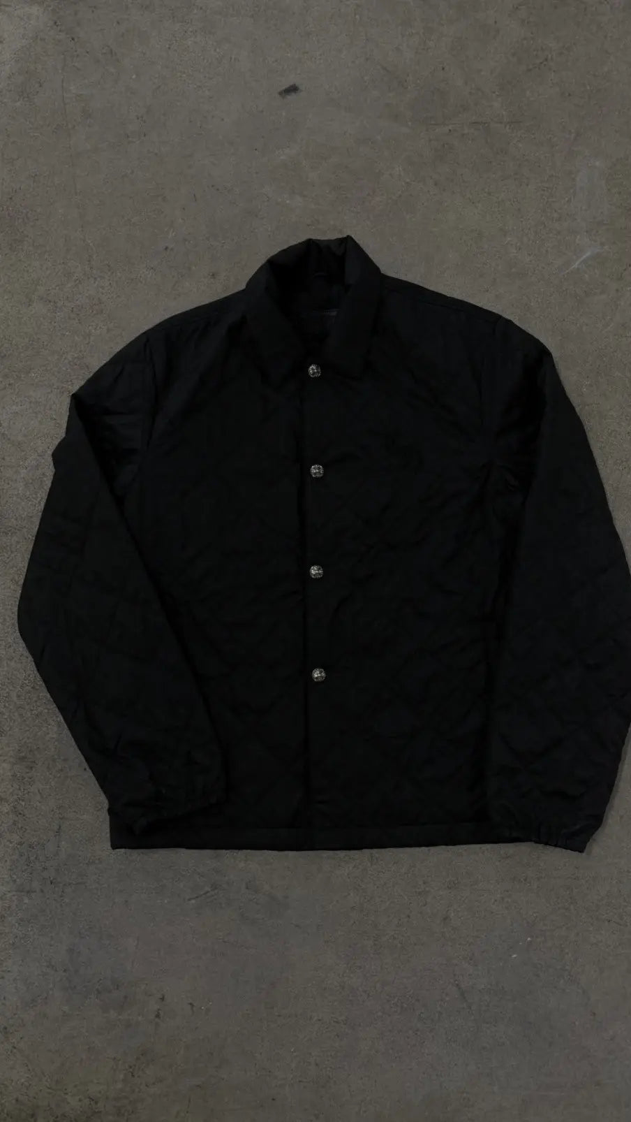 Chrome Hearts CH Embroidered Padded Shirt Jacket