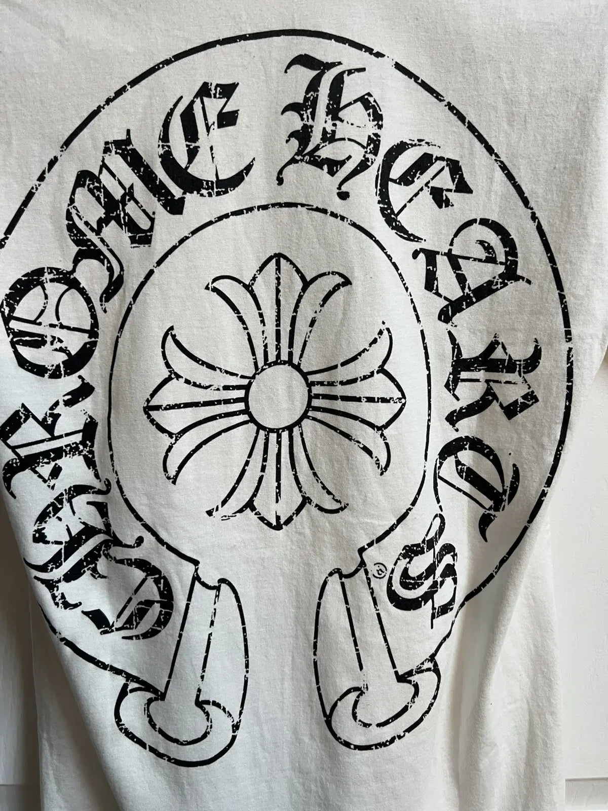 Chrome Hearts Jumbo Horseshoe Cross Pocket Tee