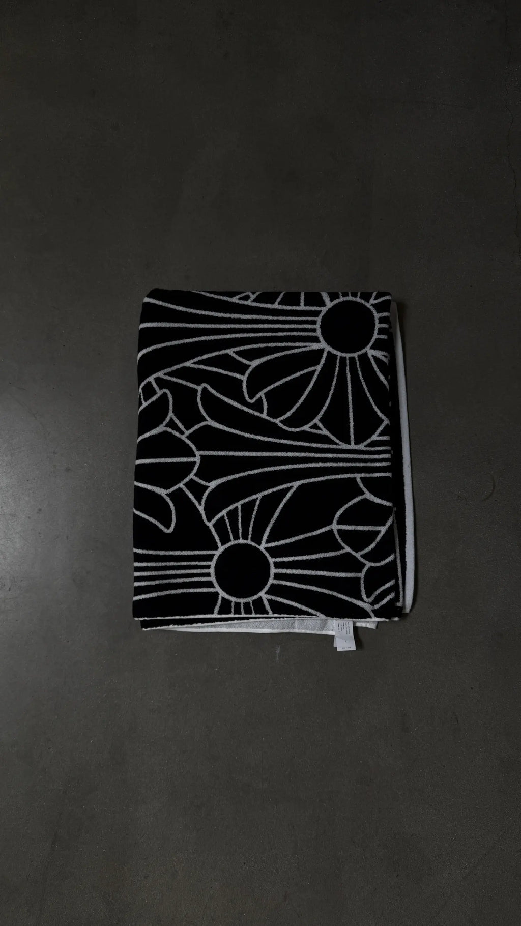 Chrome Hearts Beach Towel Black White