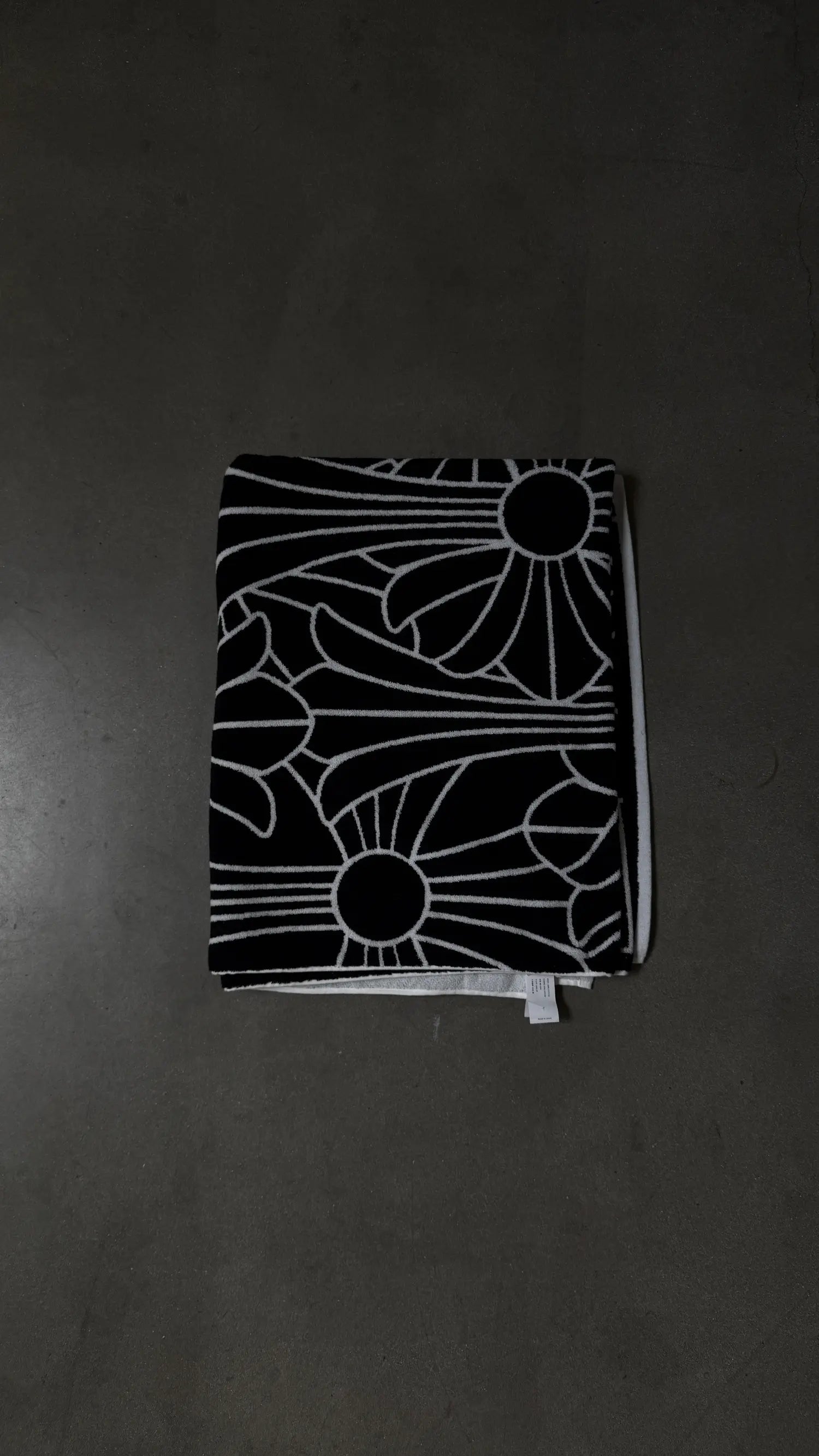 Chrome Hearts Beach Towel Black White
