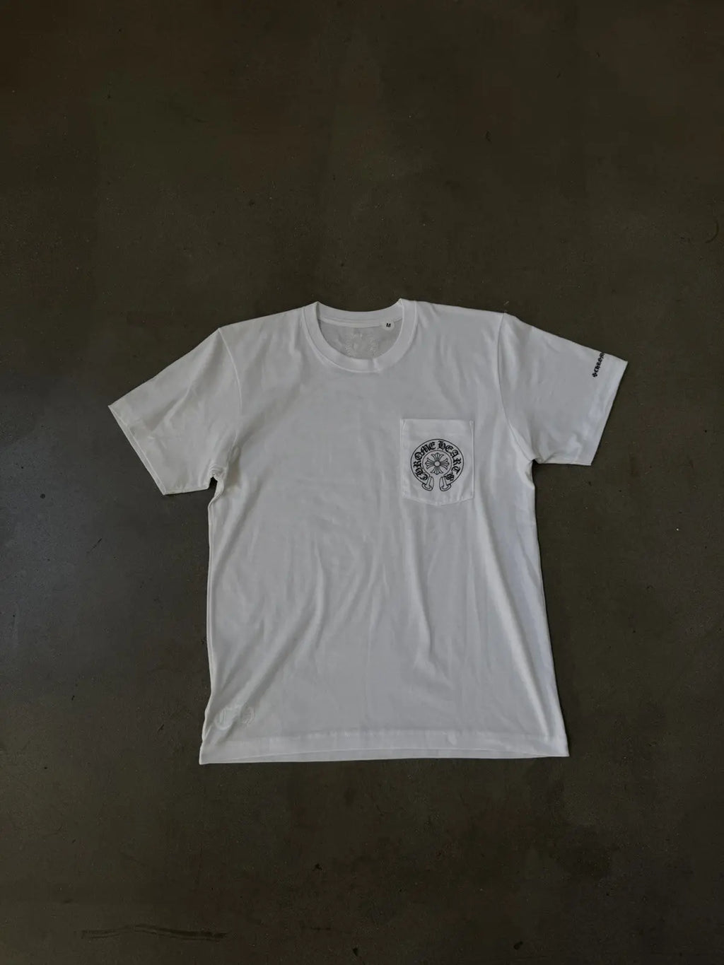 Chrome Hearts Horseshoe Logo Pocket T-Shirt White